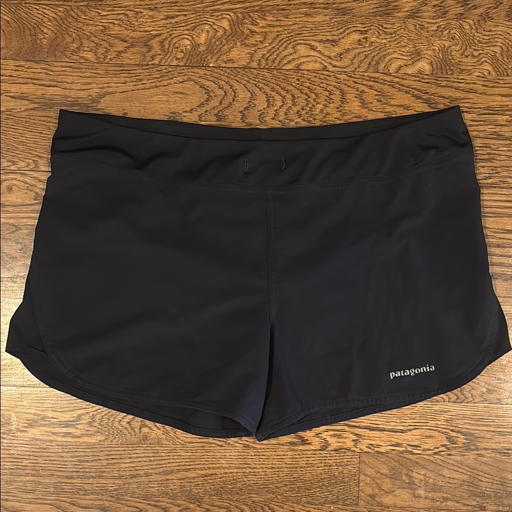 Patagonia Black Athletic Shorts Lightweight Performance